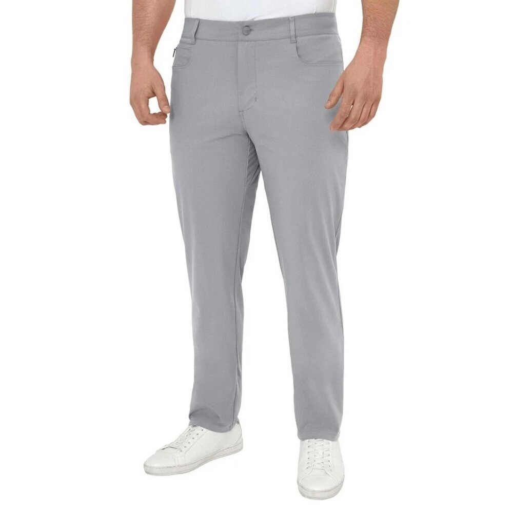 NEW Modern Ambition Men's 34x30 Gray 5-Pocket Pants With Zip Pocket